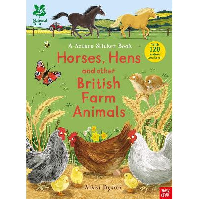 National Trust: Horses, Hens And Other British Farm Animals Sticker Book - Nikki Dyson