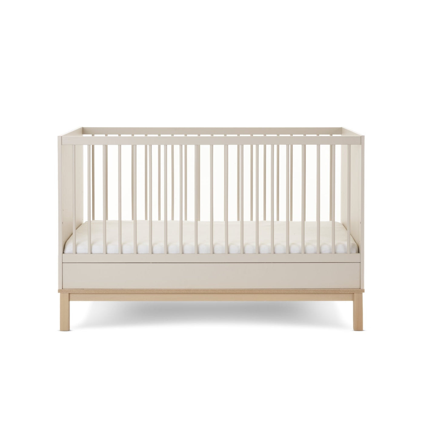Astrid Cot Bed - Satin-Cots & Cot Beds-OBABY-Yes Bebe
