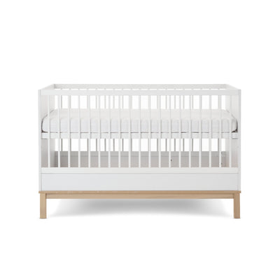 Astrid Cot Bed - White-Cots & Cot Beds-OBABY-Yes Bebe