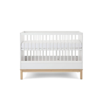 Astrid Mini Cot Bed - White-Cots & Cot Beds-OBABY-Yes Bebe