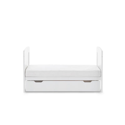 Grace Cot Bed, Underdrawer & Fibre Mattress - White