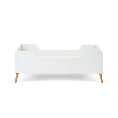 Maya Single Bed - White With Natural Wood