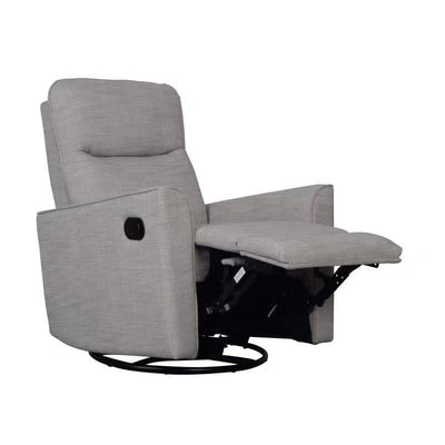 Savannah Swivel Glider Recliner Chair - Pebble