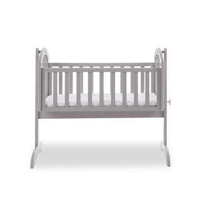 Sophie Swinging Crib & Mattress - Warm Grey