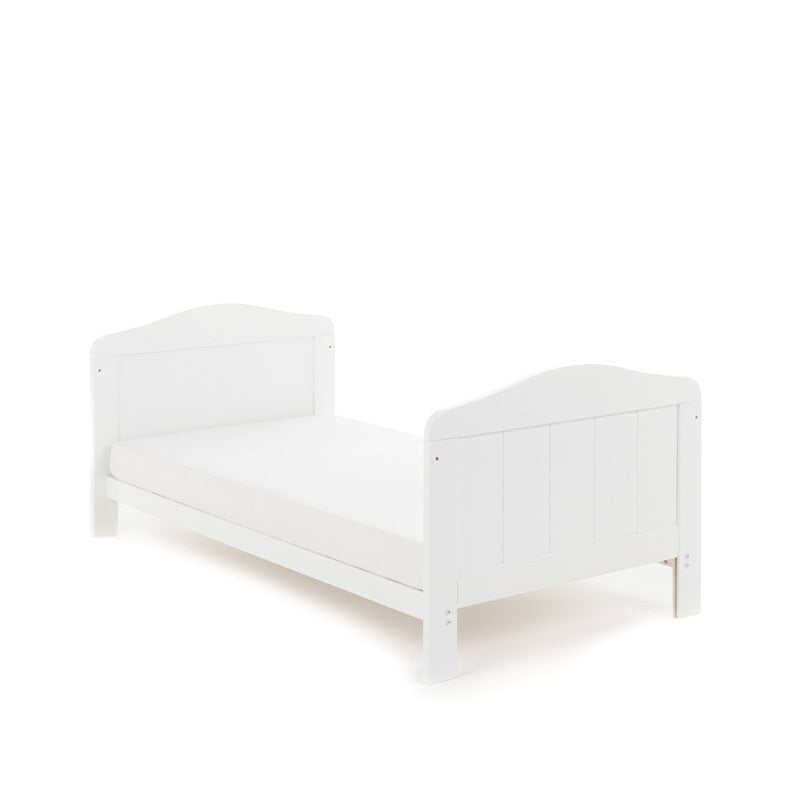 Whitby Cot Bed & Foam Mattress - White