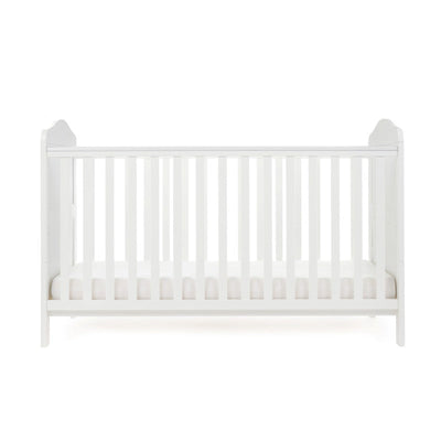 Whitby Cot Bed & Foam Mattress - White