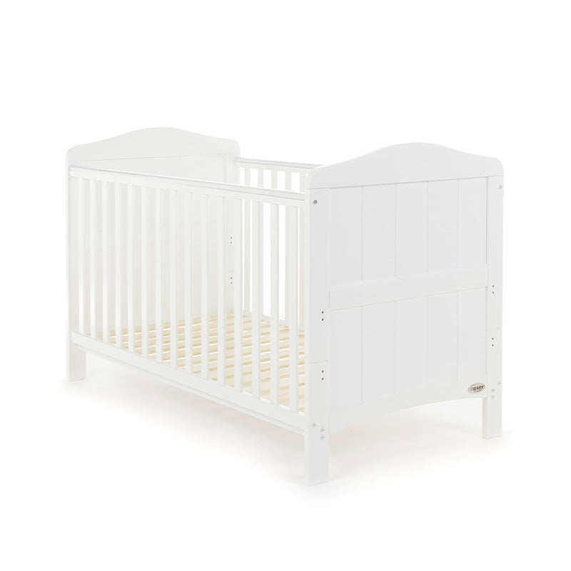 Whitby Cot Bed & Underdrawer - White