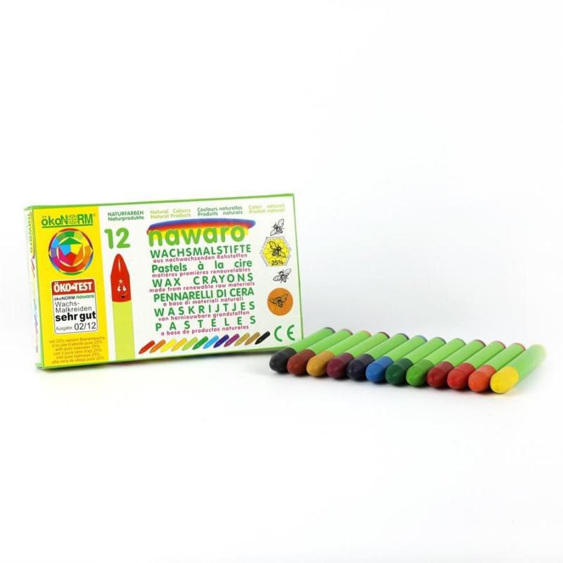 Okonorm Nawaro Wax Crayons - 12 Colours