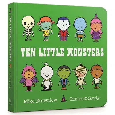Ten Little Monsters Board Book