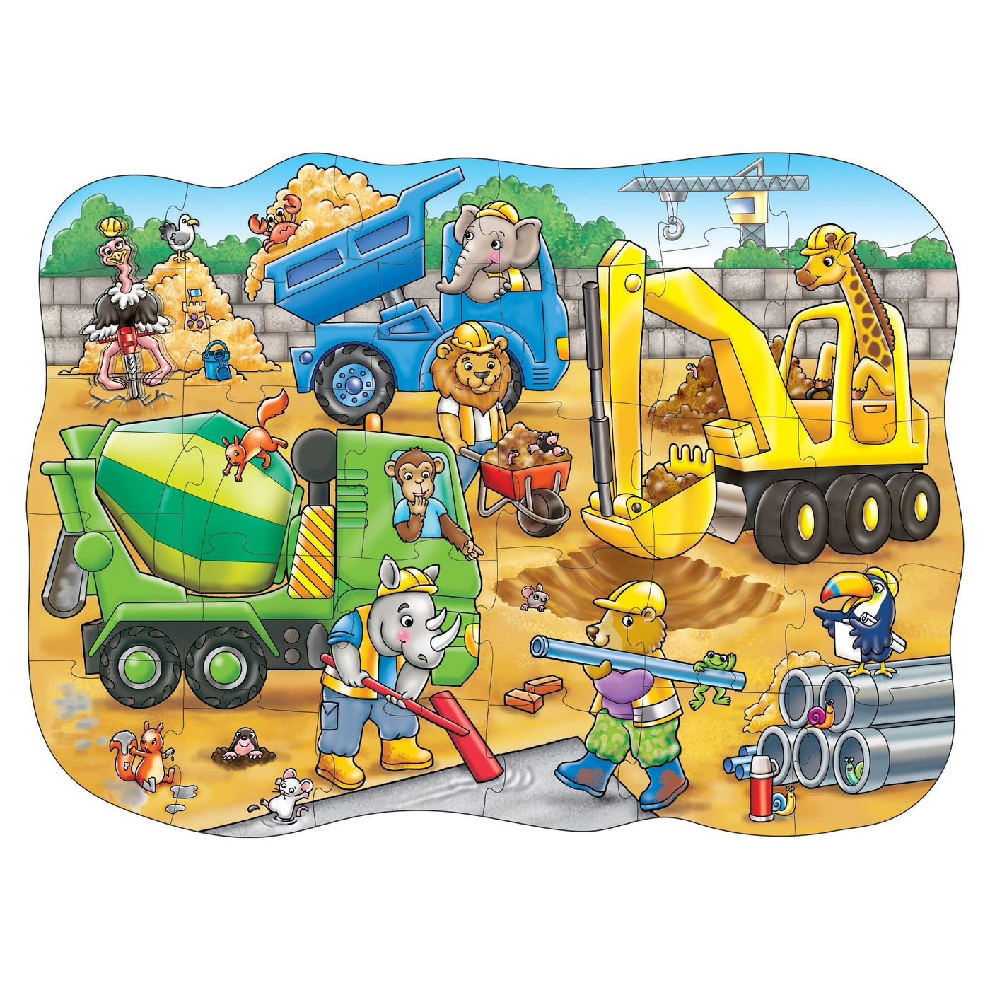 Orchard Toys Busy Builders 30 Piece Jigsaw Puzzle