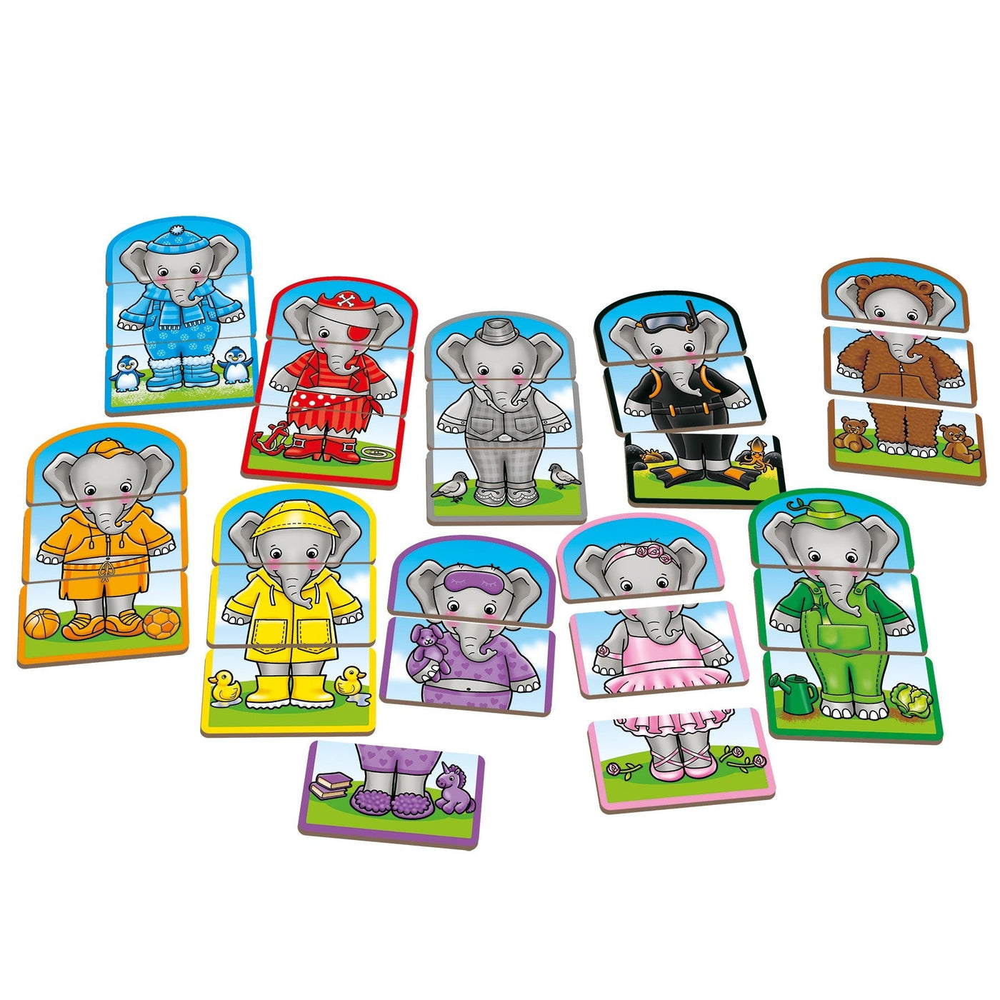 Orchard Toys Dress Up Nelly Colour Matching Game