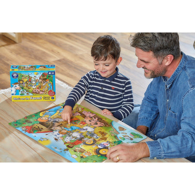 Orchard Toys Who's on the Farm 20 Piece Jigsaw Puzzle