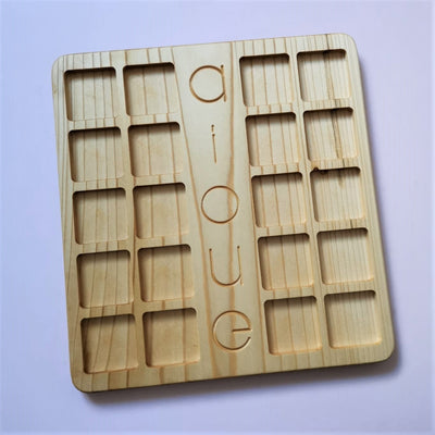 Alphabet Cube Board by Oyuncak House