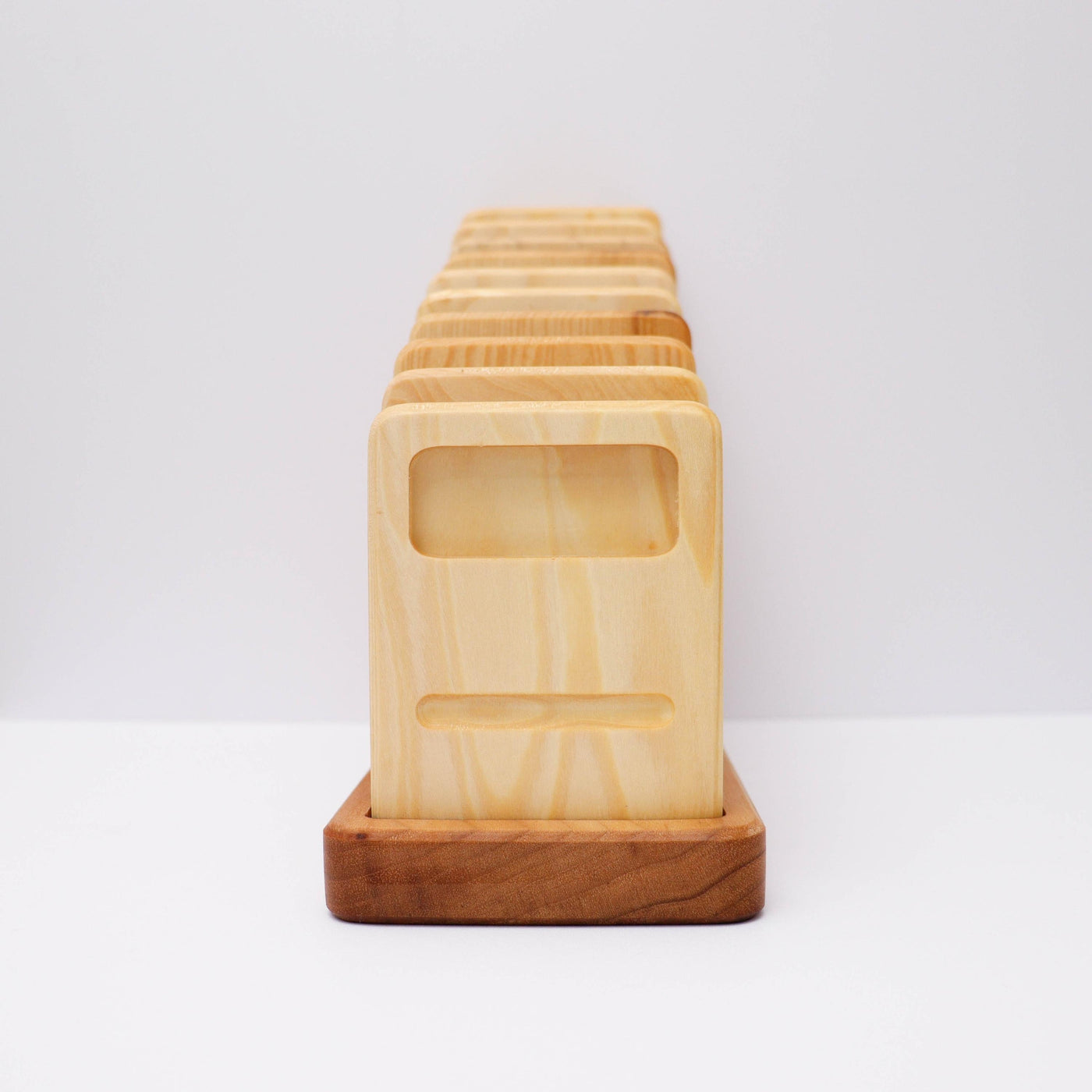 Wooden Chinese Number Tray by Oyuncak House