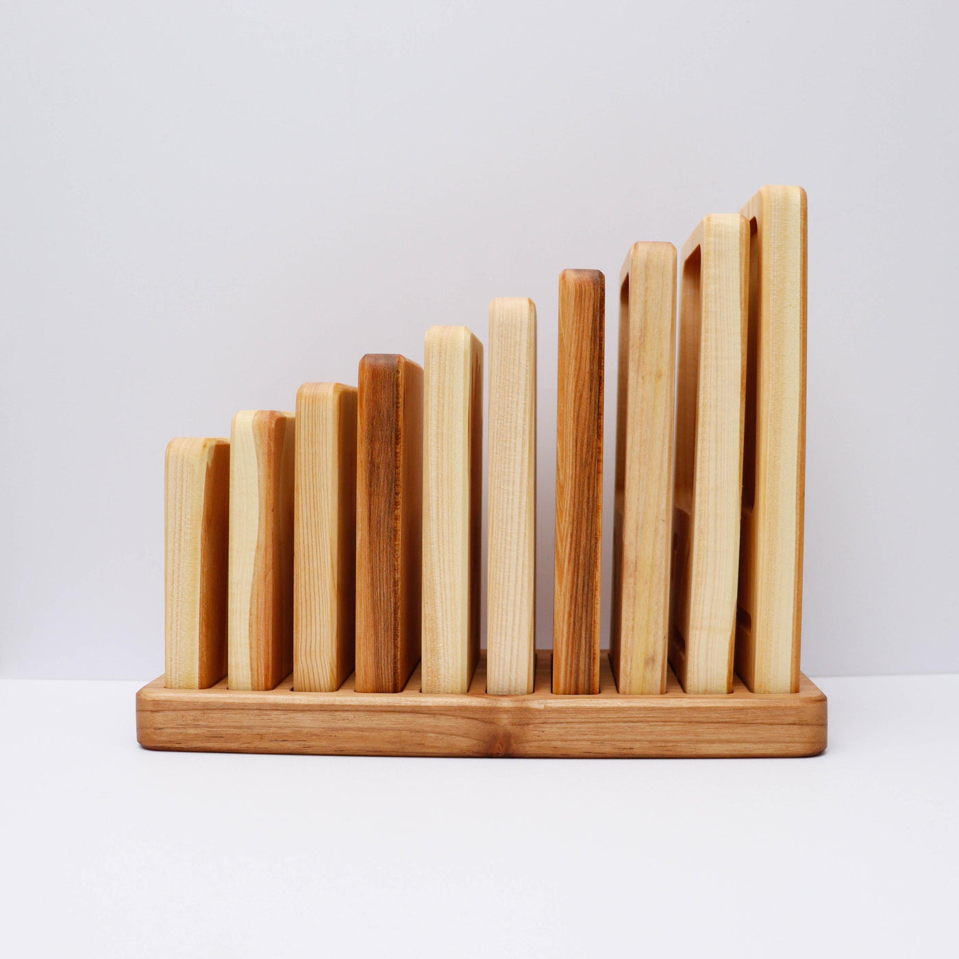 Wooden Chinese Number Tray by Oyuncak House