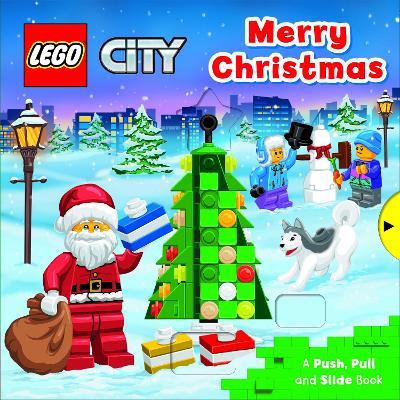 Lego® City. Merry Christmas: A Push, Pull And Slide Book