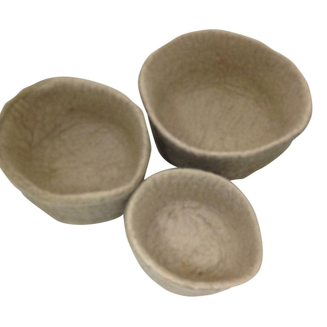 Papoose Nesting Bowls - Natural - 3 Pieces