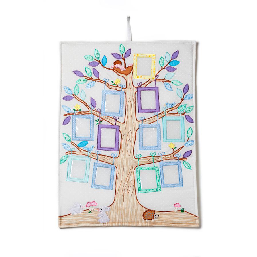 Oskar & Ellen's Pastel Family Tree: A Charming Wall Hanging