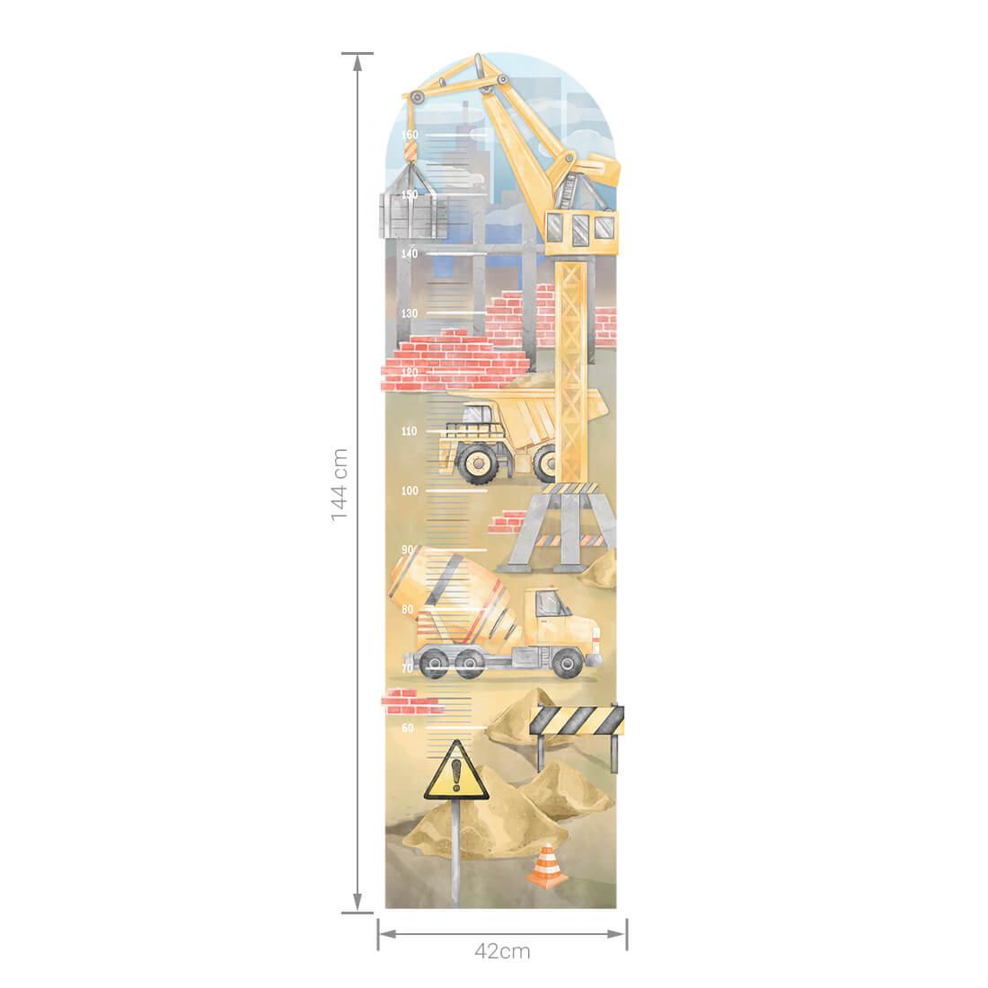Height Measure - Construction Yellow