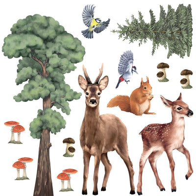 Wall Sticker - Forest Animals Il