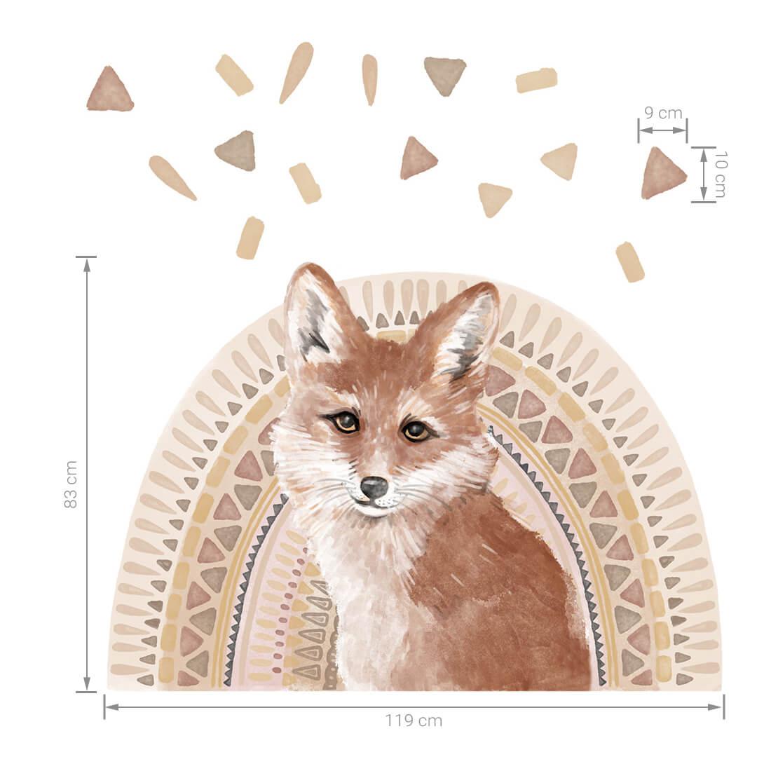 Wall Sticker - Fox