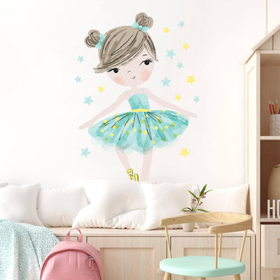 Wall Sticker - Mint Ballerina
