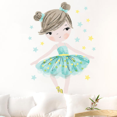 Wall Sticker - Mint Ballerina