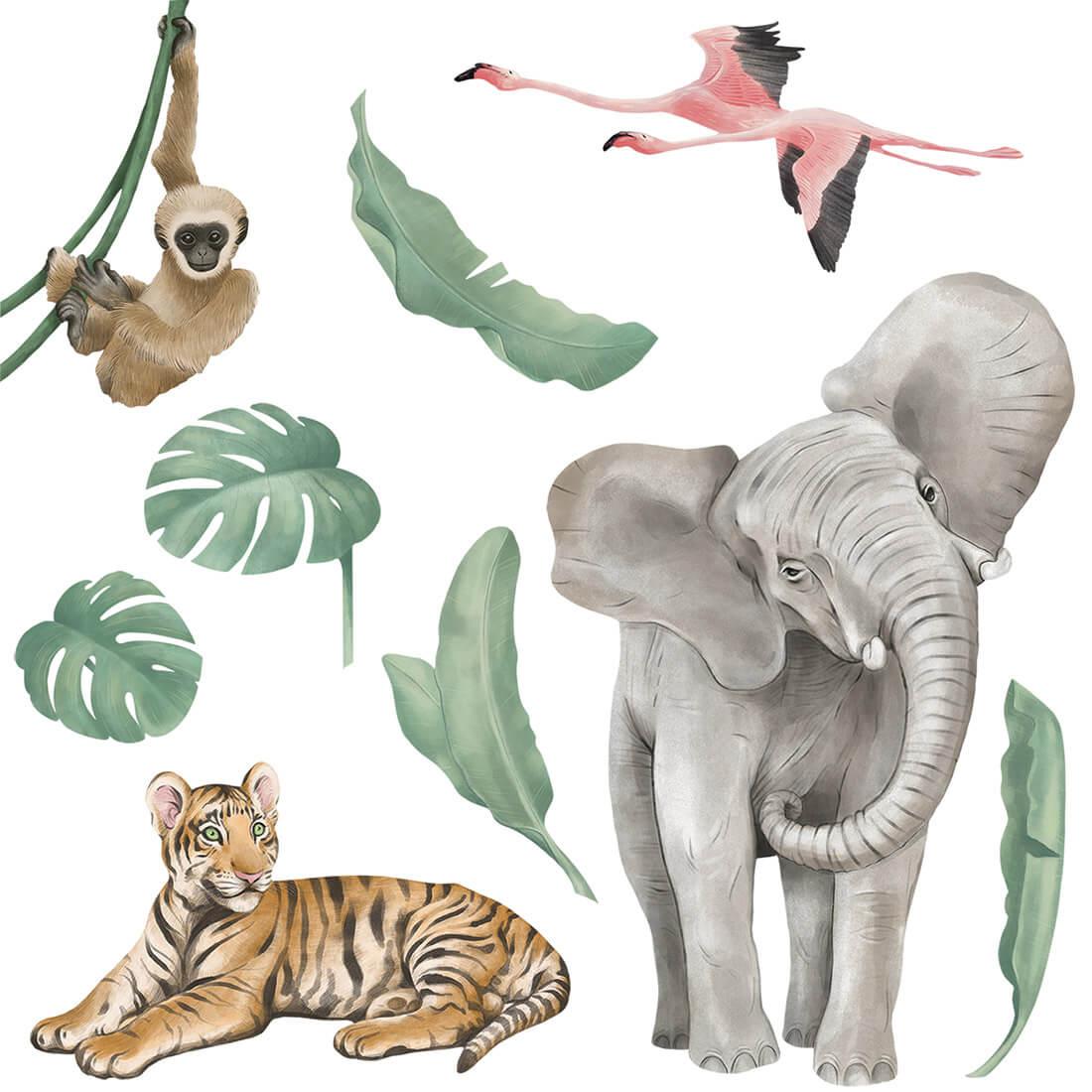Wall Sticker - Safari Animals I