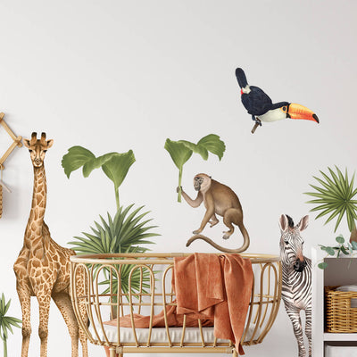 Wall Sticker - Safari Animals Il