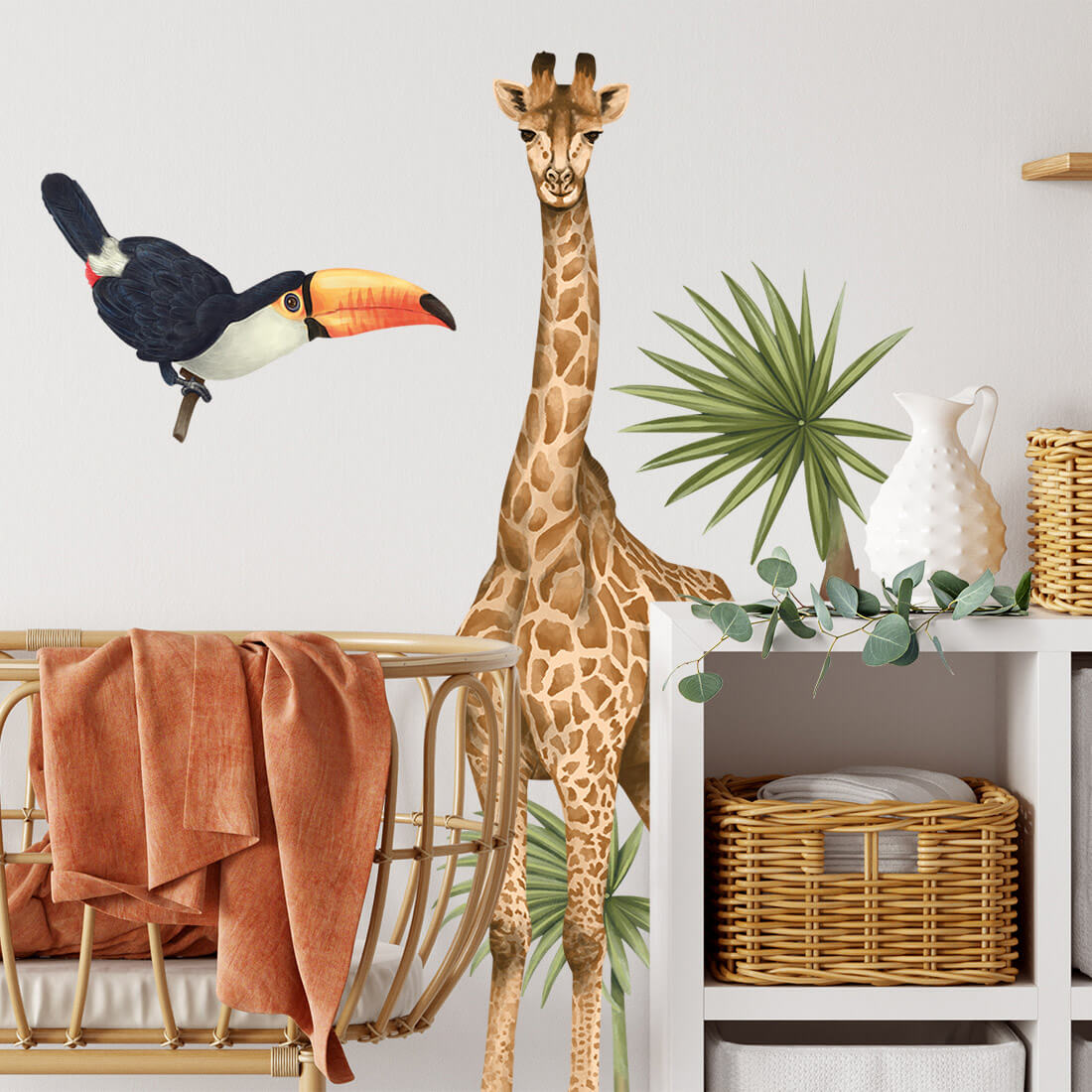 Wall Sticker - Safari Animals Il