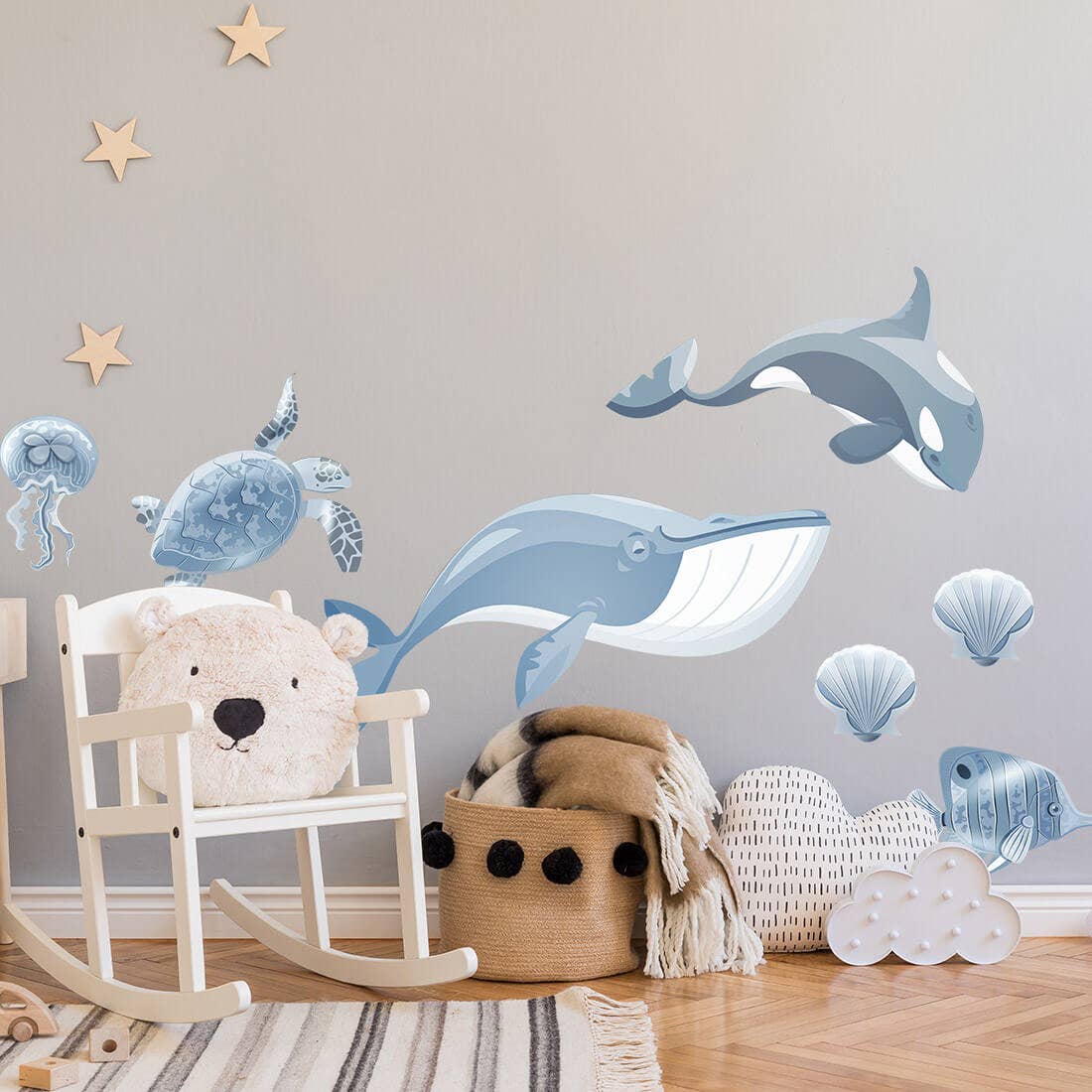 Wall Sticker | Ocean-Wall Stickers-Pastelowe Love - wall sticker & wallpaper co.-Yes Bebe