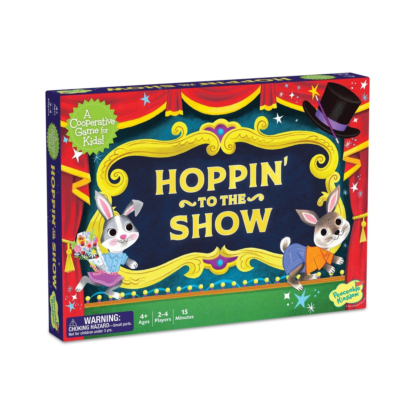 Hoppin' to the Show Game Co-Operative Game by Peaceable Kingdom