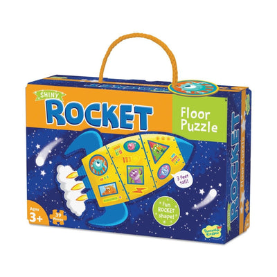 Shiny Rocket Floor Puzzle by Peaceable Kingdom