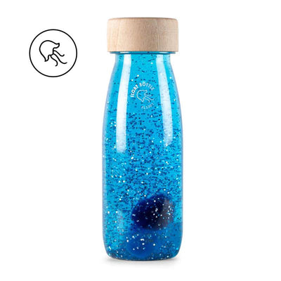 Petit Boum Sensory Float Bottle - Blue