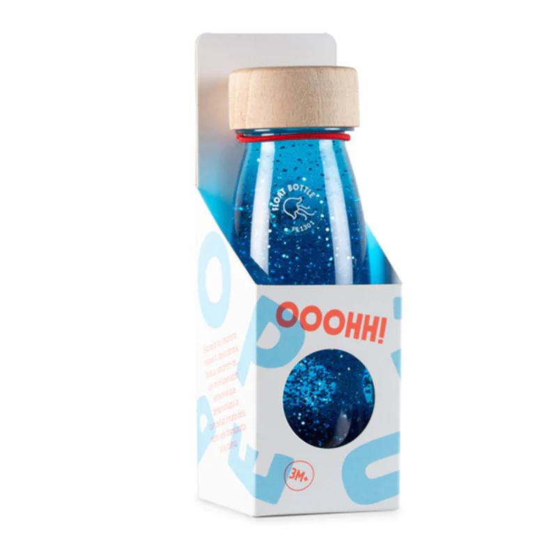 Petit Boum Sensory Float Bottle - Blue