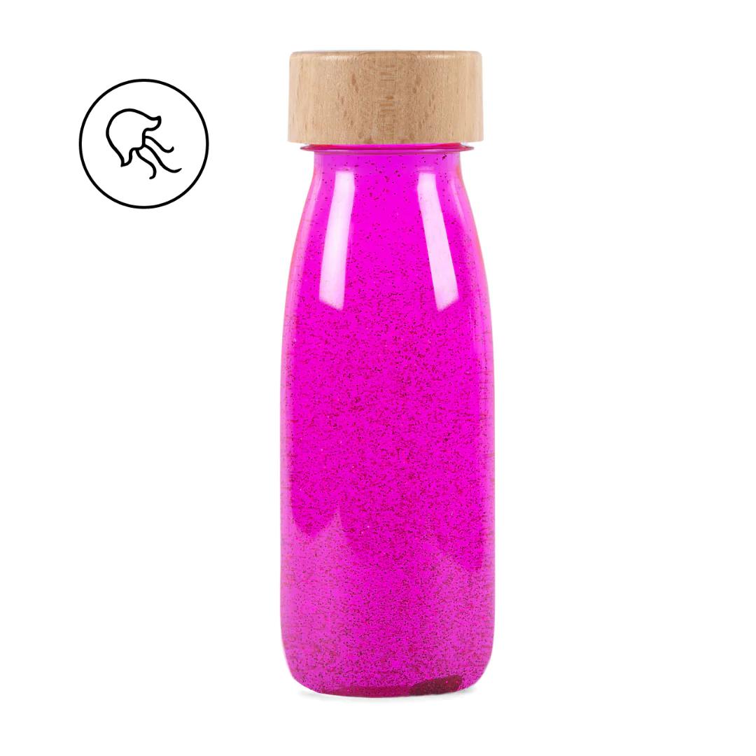Petit Boum Sensory Float Bottle - Fluo Pink