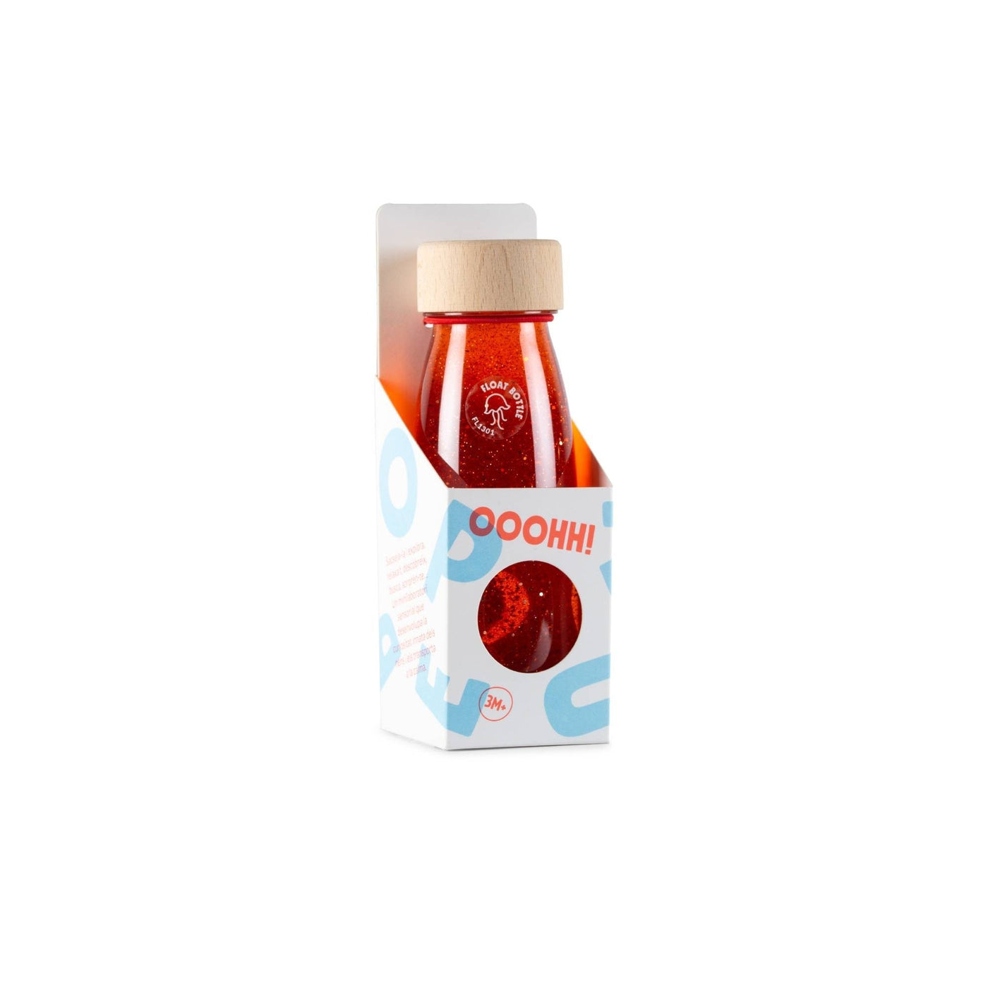 Petit Boum Sensory Float Bottle - Orange