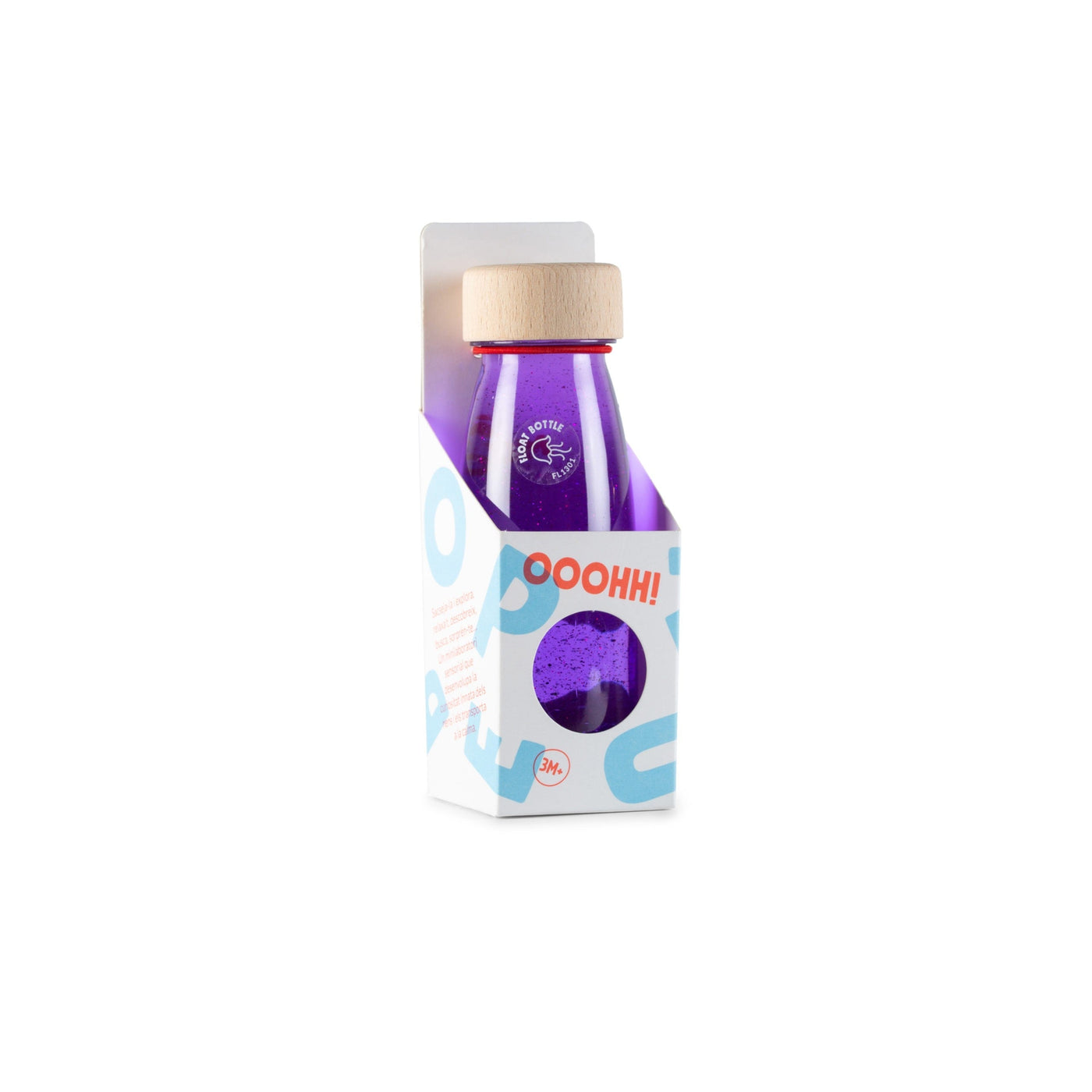 Petit Boum Sensory Float Bottle - Purple