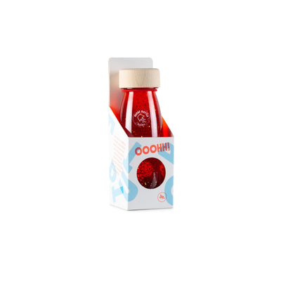 Petit Boum Sensory Float Bottle - Red