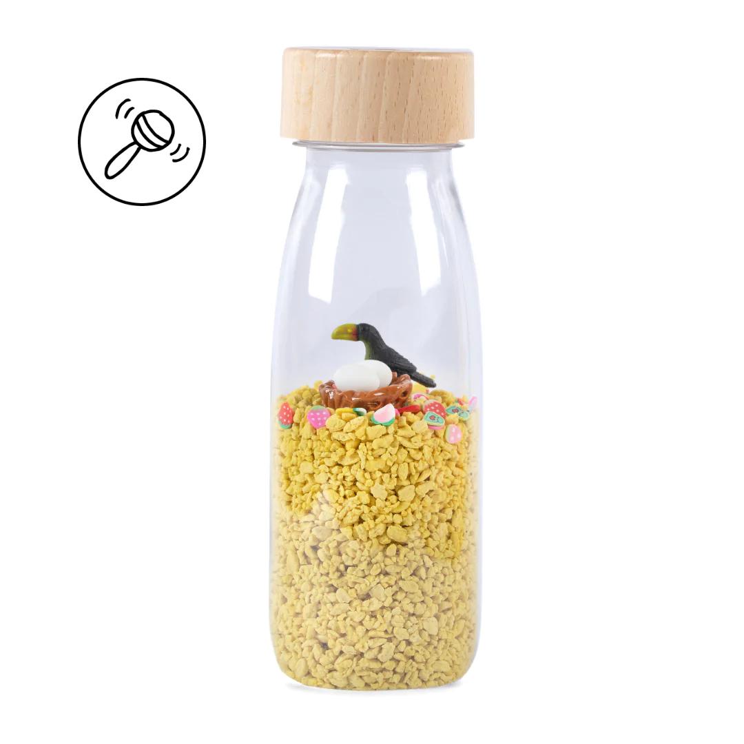 Petit Boum Sensory Sound Bottle - Toucan