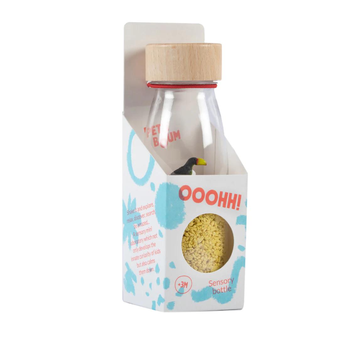 Petit Boum Sensory Sound Bottle - Toucan