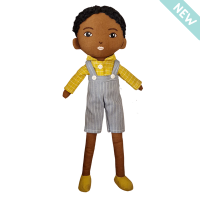 Arie Boy Soft Doll - Handmade Linen (37cm) - Philly's Bro