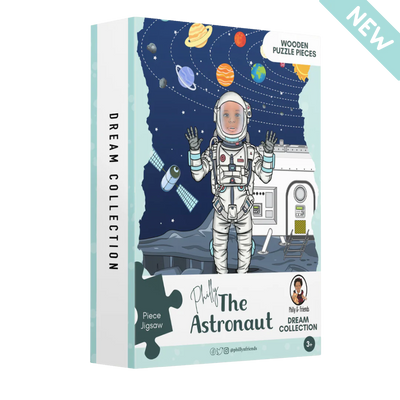 Astronaut Wooden Jigsaw Puzzle - 40 Piece - Tin Box