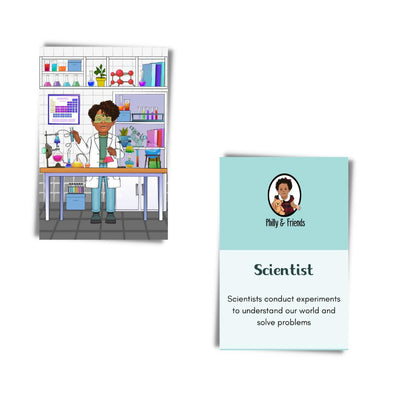 Scientist Wooden Jigsaw Puzzle - 40 Piece - Tin Box