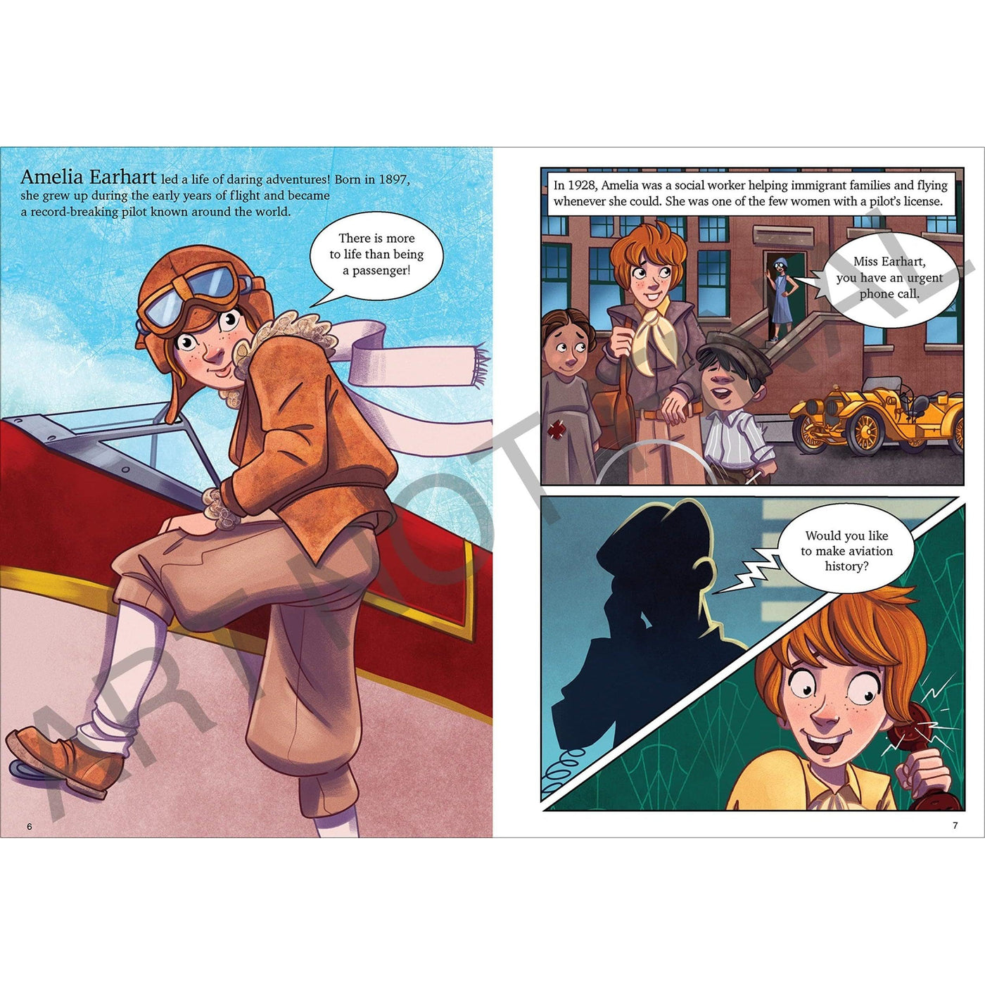 It's Her Story: Amelia Earhart A Graphic Novel