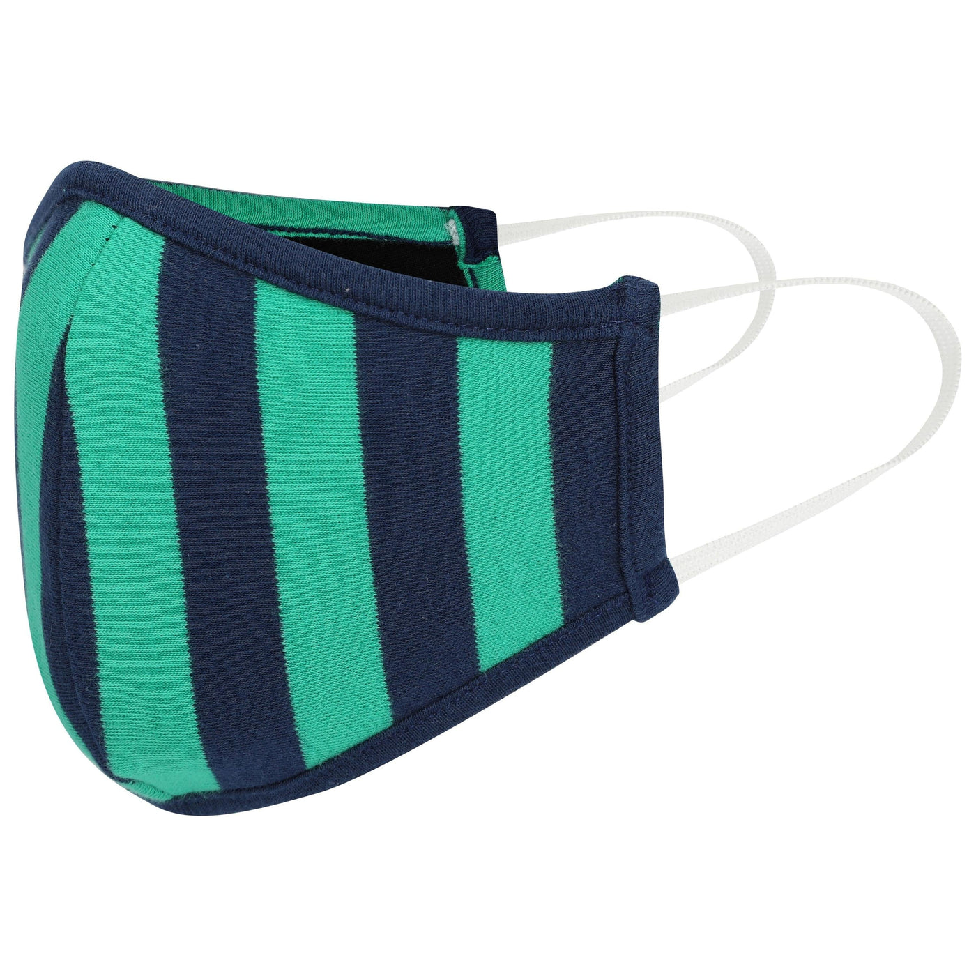 Piccalilly Adult's Face Covering - Green Stripe