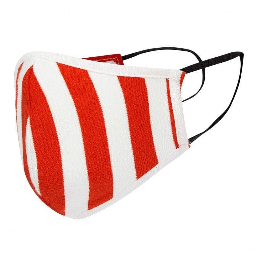 Piccalilly Adult's Face Covering - Red Stripe