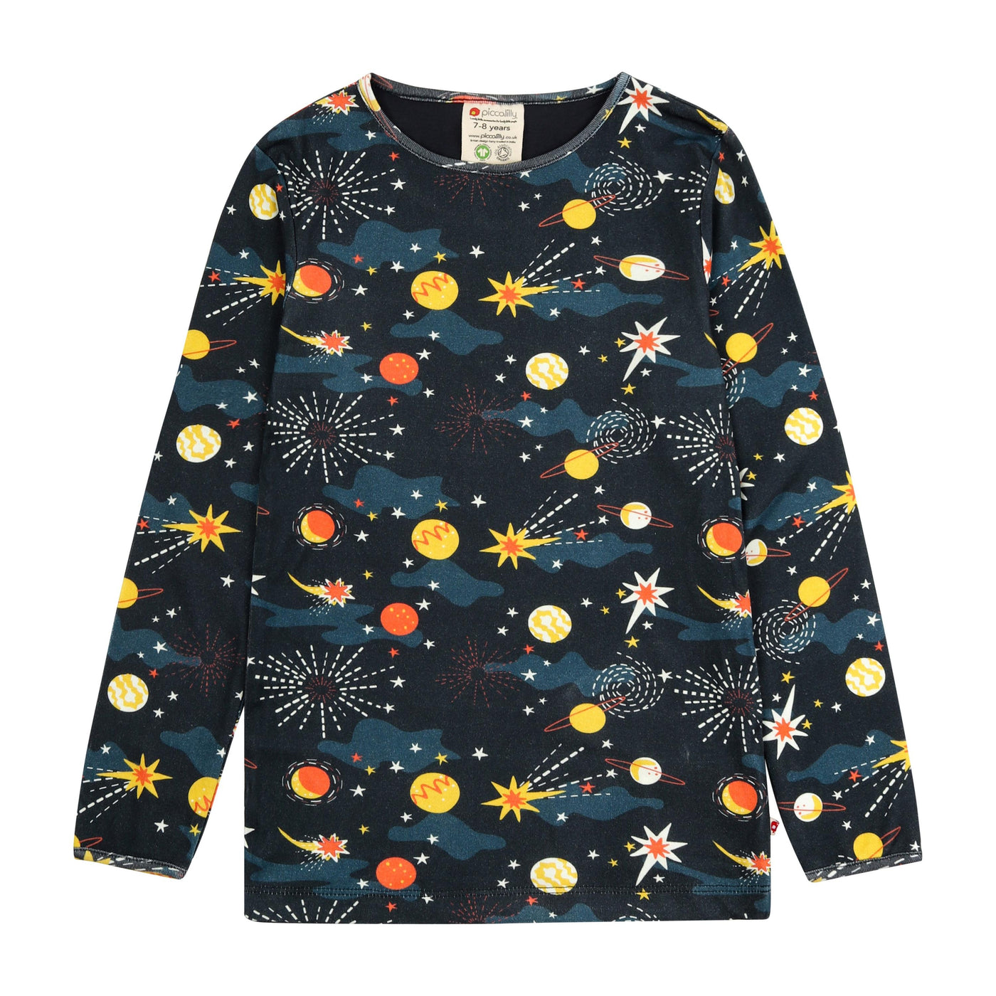 Piccalilly Kids Fitted Top - Solar Space
