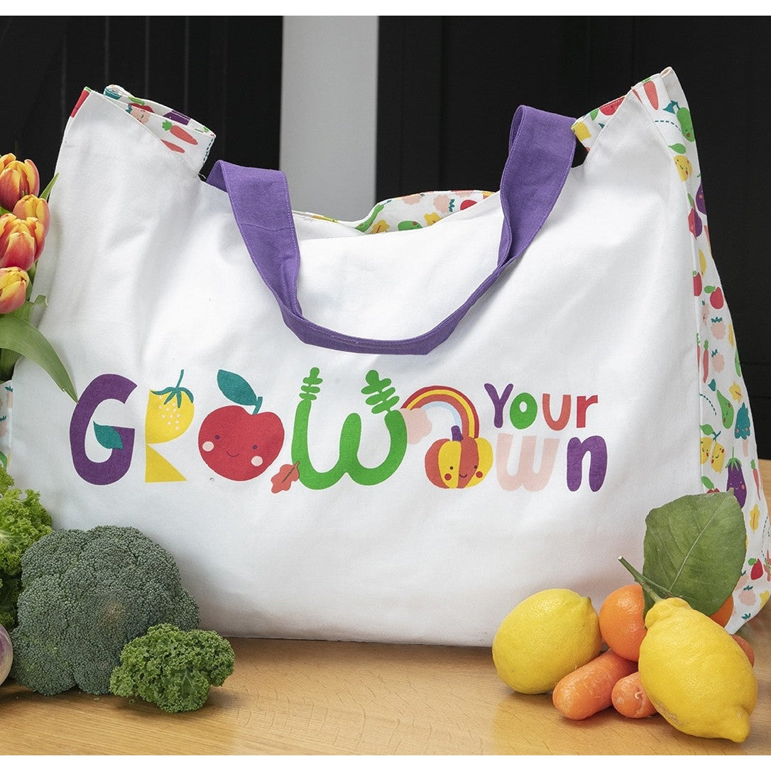 Piccalilly Organic Cotton Canvas Grow Your Own Bag