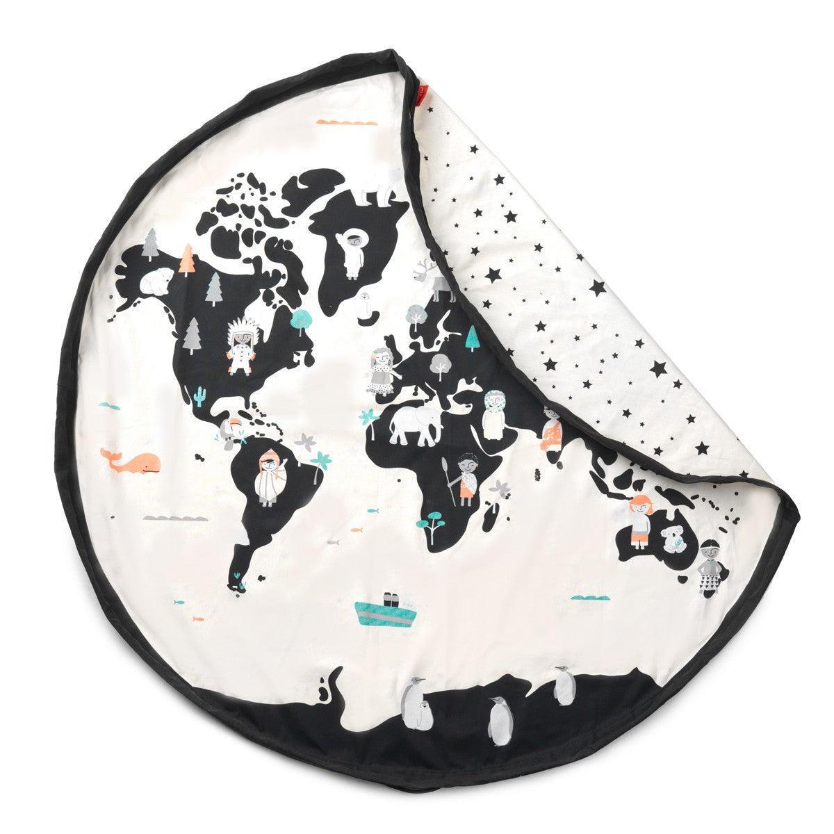 Play & Go Toy Storage Bag - World Map & Stars